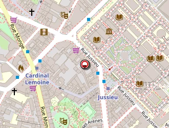 Carte de Tep Arenes De Lutece à Paris