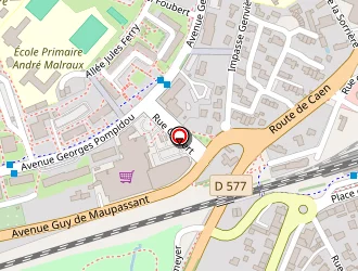 Carte de Skate Park à Vire