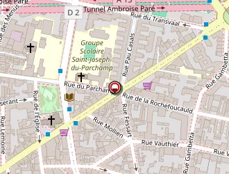 Carte de La Poste à Boulogne-billancourt