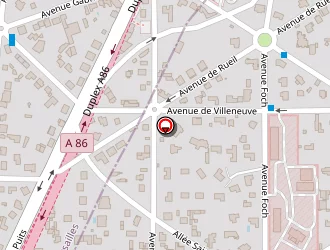 Carte de Garderies à Rueil-malmaison