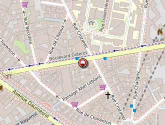 Carte de Gymnase Daumesnil à Paris