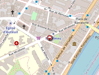 Carte de Courtin Joël à Paris