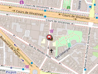 Carte de Lauricella Jeanne à Paris