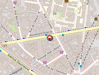 Carte de Mon Lit Et Moi à Paris