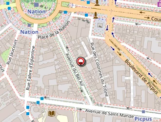 Carte de Iptrans Auto à Paris