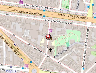 Carte de Le Millau à Paris