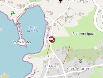 Carte de Bréhat Bâtiment à Île-de-bréhat
