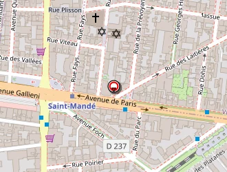 Carte de Wexler Patrick à Saint-mandé