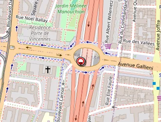 Carte de Mellul Rafi à Saint-mandé