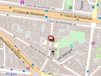 Carte de Cousin à Paris