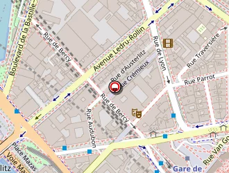 Carte de Facility Cts à Paris