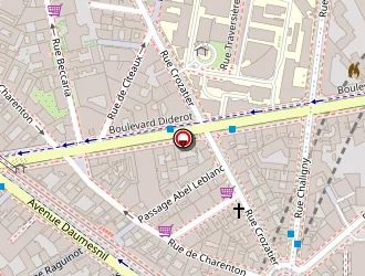 Carte de E.t.b.r à Paris