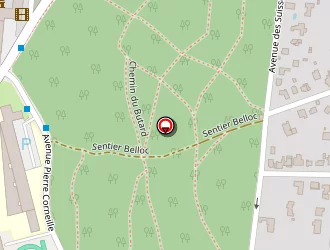 Carte de Gymnase Pierre Corneille à Celle-saint-cloud (la)