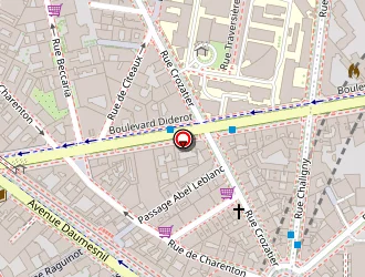 Carte de Delta à Paris