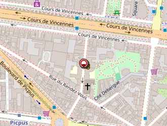 Carte de Concorde à Paris