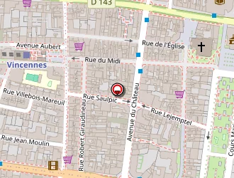 Carte de Espace Sfr à Vincennes