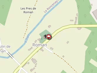 Carte de Georges Rech à Roman