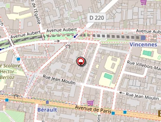 Carte de Eric Bensoussan à Vincennes