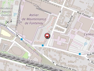 Carte de Résidences Services Gestion à Vincennes