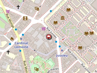 Carte de Boucherie Des Arènes à Paris