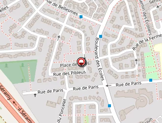 Carte de Mairie à Bailly-romainvilliers