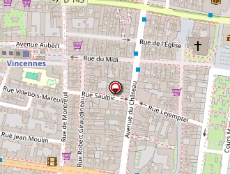 Carte de Desnus Bernard à Vincennes