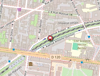 Carte de Kmarket à Vincennes