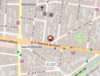 Carte de Payrard Delphine à Vincennes