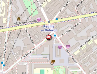 Carte de Monoprix Reuilly à Paris