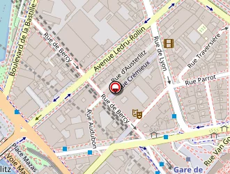 Carte de Straper à Paris