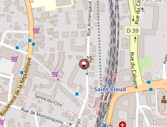 Carte de Saint Cloud Conduite à Saint-cloud