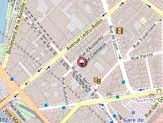 Carte de Le Petit Rollin à Paris