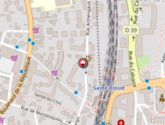 Carte de Collette Gérard à Saint-cloud