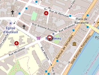 Carte de Fluvial Service à Paris