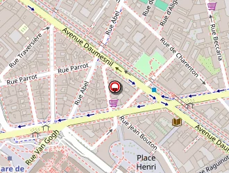 Carte de Les Bouchons De La Gare à Paris