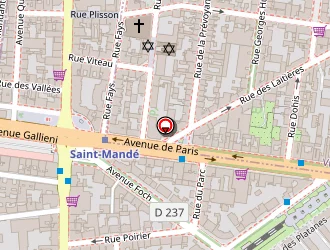 Carte de Market à Vincennes