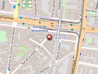 Carte de Borne Appel Taxi à Paris