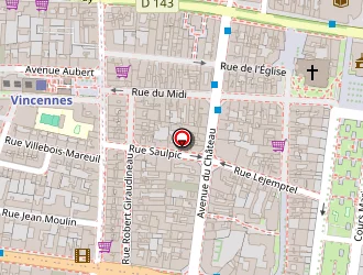 Carte de Le Garden à Vincennes