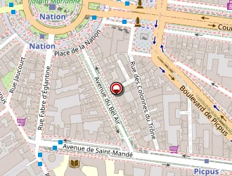 Carte de Robert Ghislaine à Paris