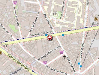 Carte de L'm Coiffure à Paris