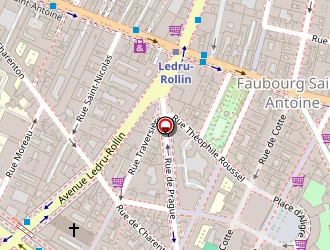 Carte de Effia Transport à Paris