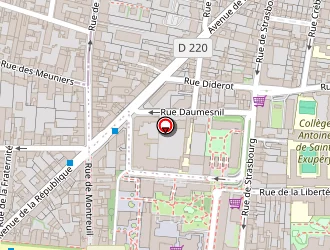 Carte de Monoprix à Vincennes