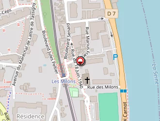 Carte de La Lettre Active à Saint-cloud