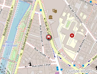 Carte de Le Cafe De Lyon à Paris