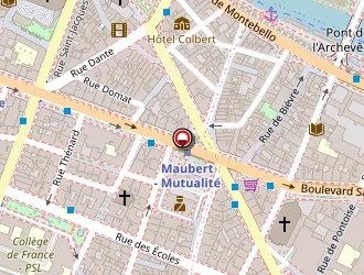 Carte de Bagdad Cafe à Paris