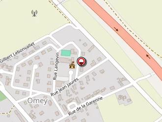 Carte de Les Mothées (earl) à Omey