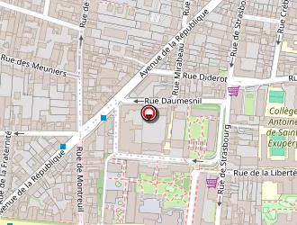 Carte de Franprix à Vincennes