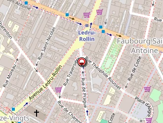 Carte de Lbv à Paris