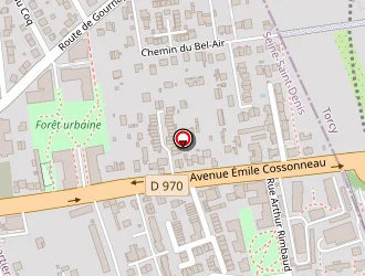 Carte de Greenhill à Noisy-le-grand