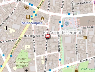 Carte de Café Médicis à Paris